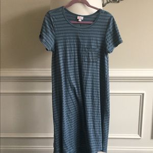 NWOT Carly Lularoe striped dress size S.